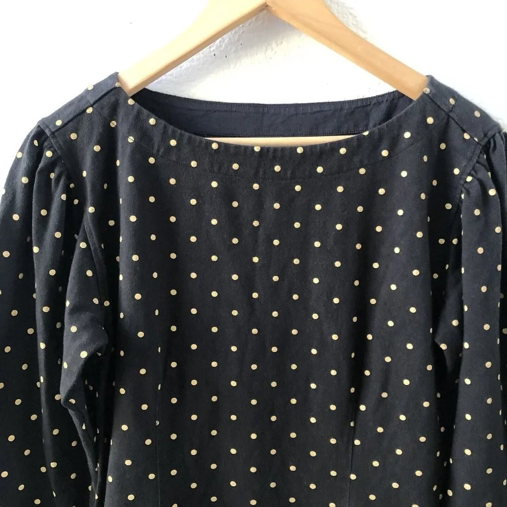 LA VIE REBECCA TAYLOR ESTELLE DOT JERSEY DRESS Size Medium - Picture 6 of 10